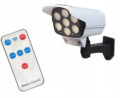 

Lampa solarna Led kamera czujnik ruchu pilot