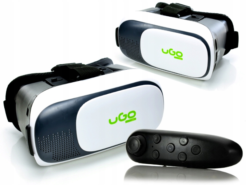 

Gogle Google Okulary Vr 3D 360" +Kontroler Bt