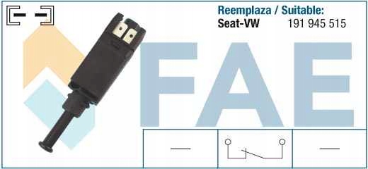 WŁĄCZNIK ŚWIATEŁ STOP VW GOLF III/IV,PASSAT 96- Producent części EPS