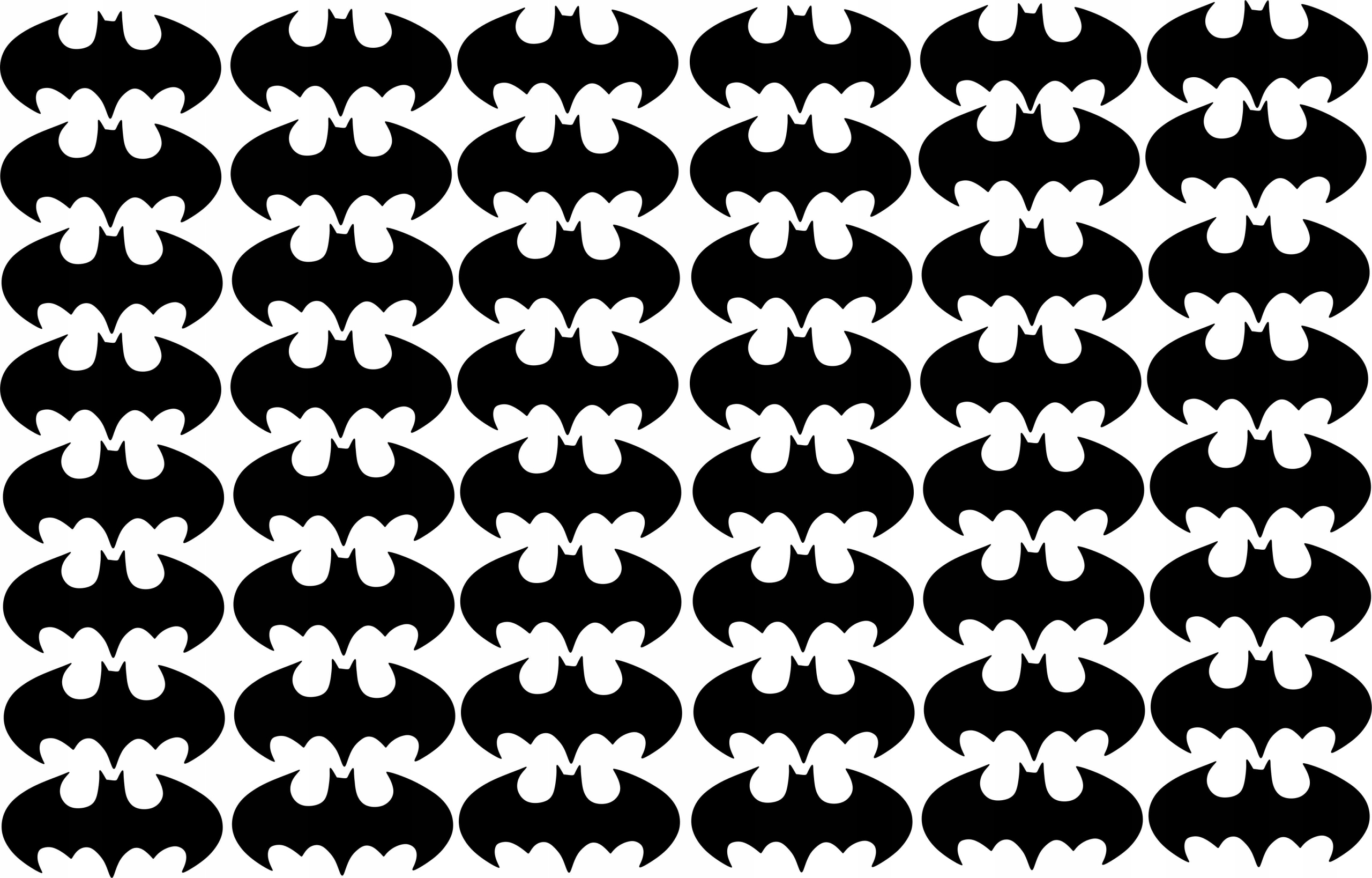 СТИКЕР СТЕНЫ знак бэтмена 54 шт