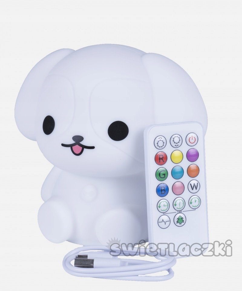 

Lampka Nocna Wielokolorowa Silikonowa Mesmed Pilot