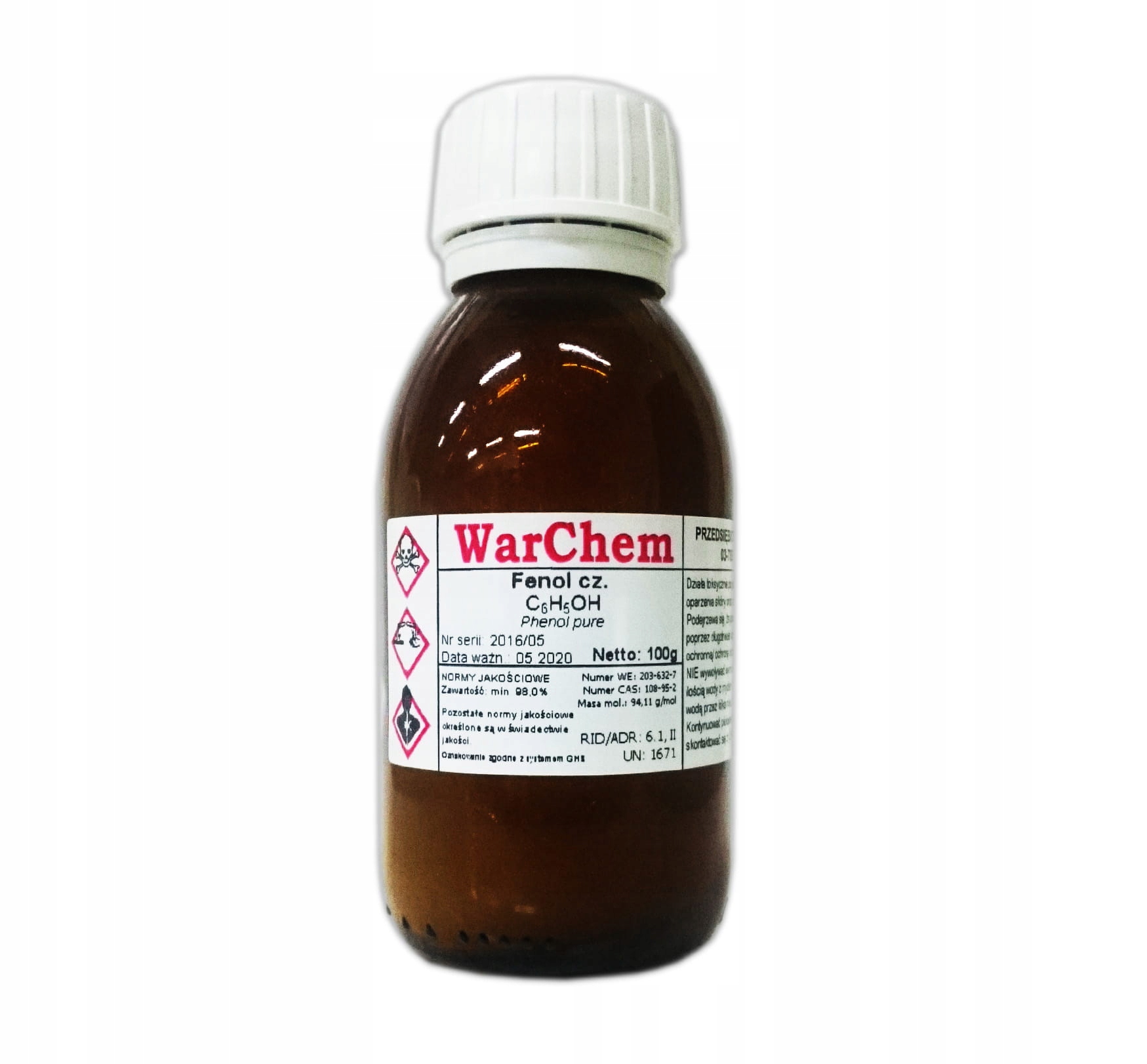 

Fenol czysty 100g Warchem