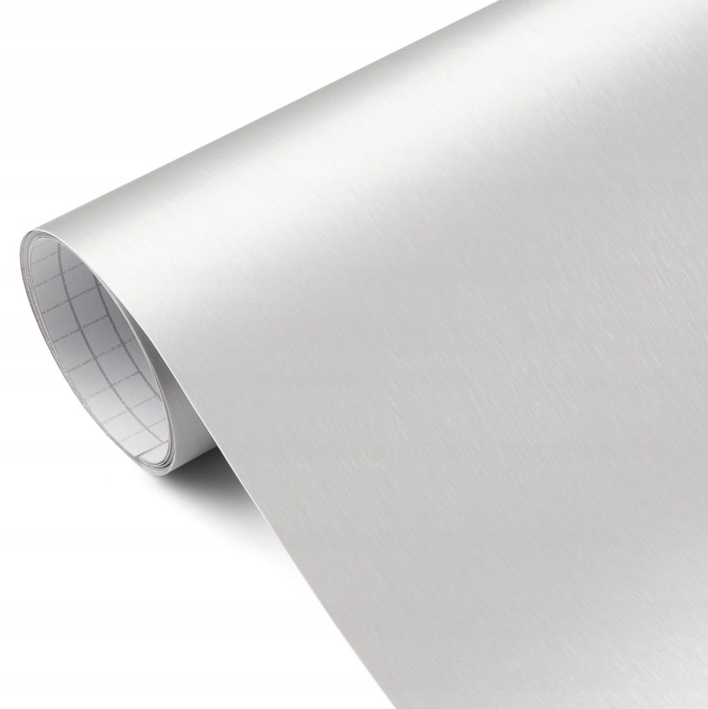 

Folia Okleina Aluminium Szczotkowane Srebrna 50x3M