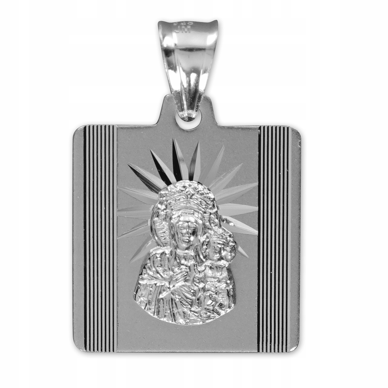 Medalik Matka Boska Częstochowska - srebro pr. 925