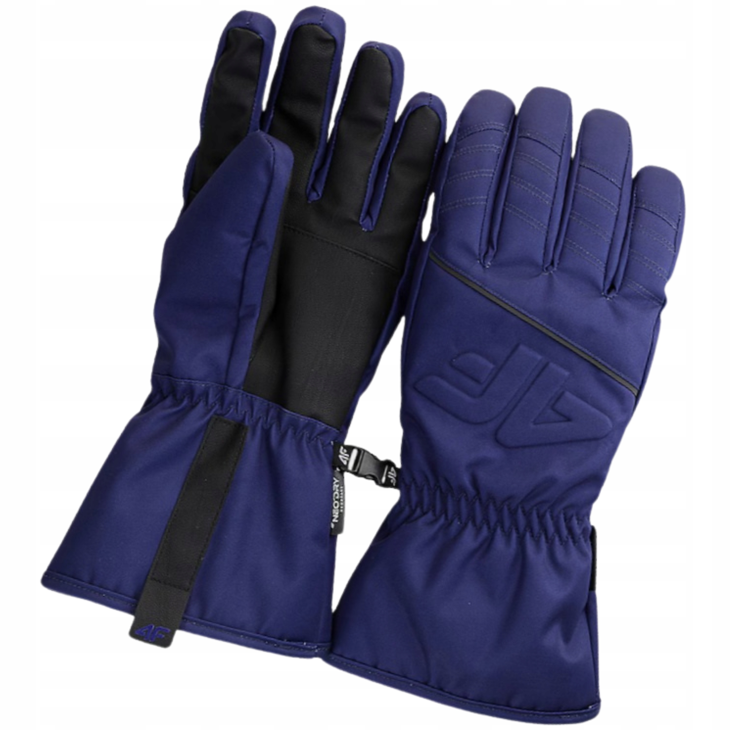 Męskie Rękawice Rękawiczki Narciarskie 4F Thinsulate Odblask Klamry XL