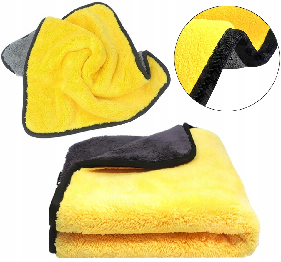 Ręcznik z Mikrofibry do Osuszania Auta Samochodu Lakieru 60x90 cm