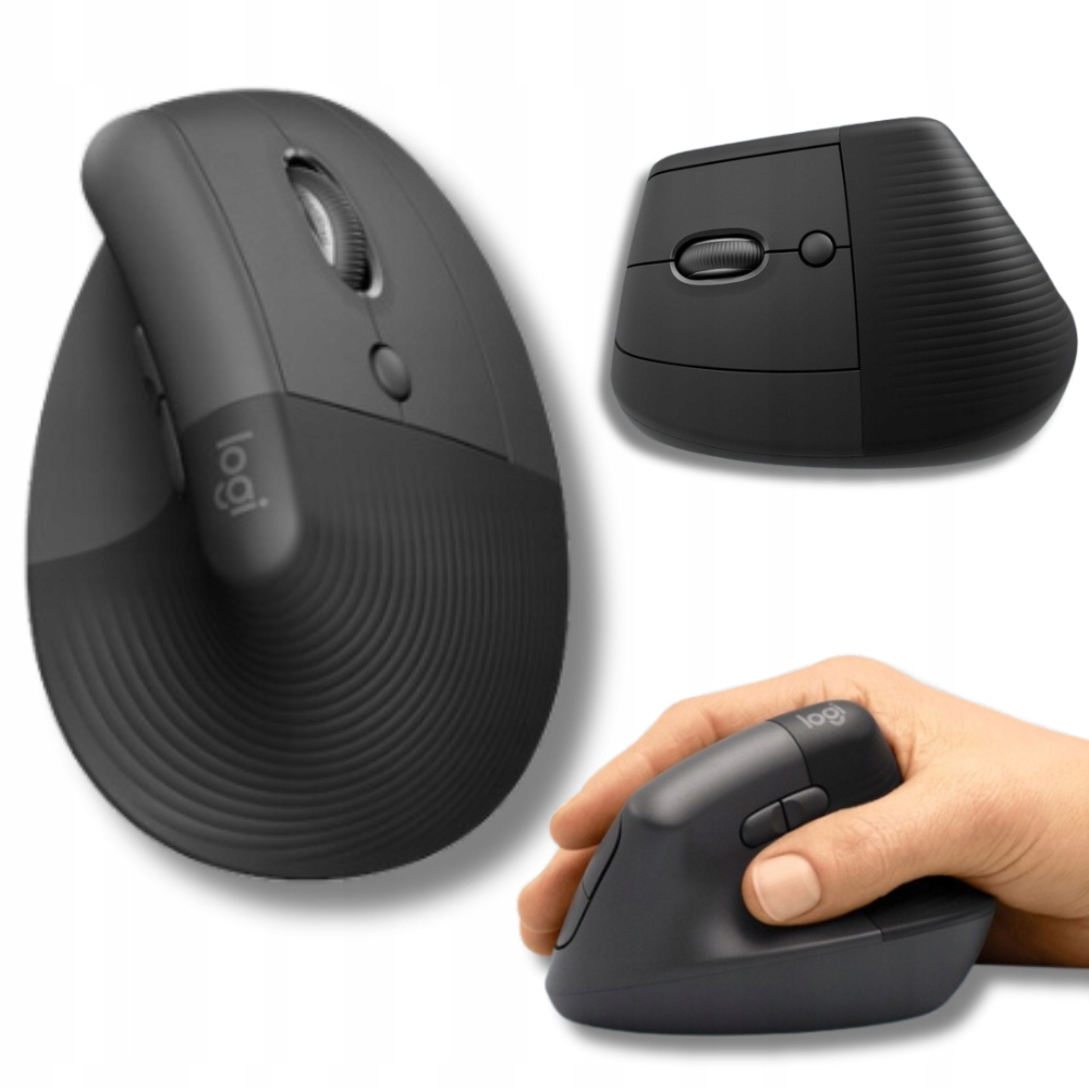Bezdrátová počítačová Myš myš Logitech – Ergonomická optická