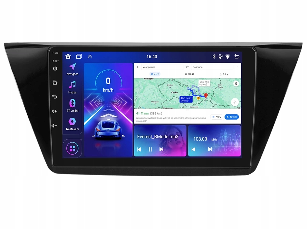 Bmode 2DIN autorádio BEV20 Android, Volkswagen Touran II