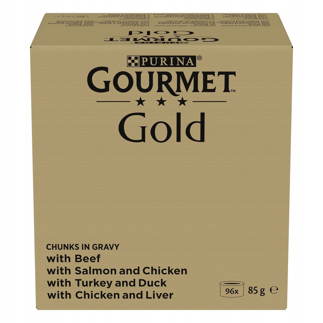 Levně Purina Gourmet Gold Kousky v omáčce 96x85 g