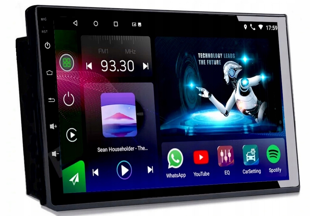 RADIO 2 DIN MONITOR 9" CARPLAY ANDROID BT