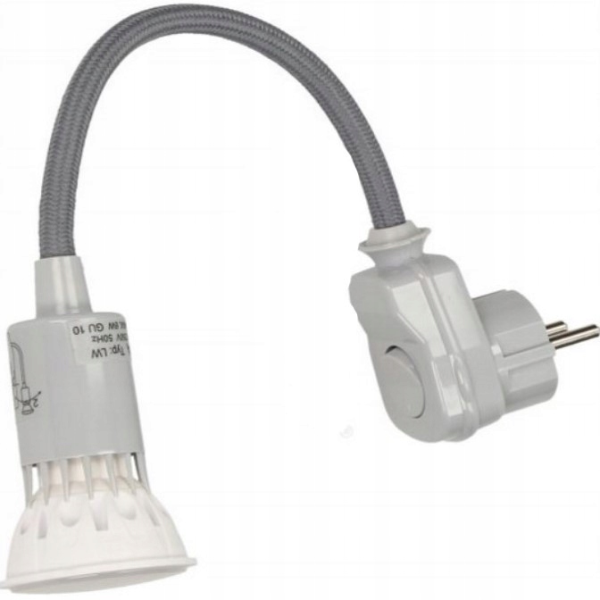 

Lampka do gniazdka kontaktu na żarówkę Led GU10 Sz