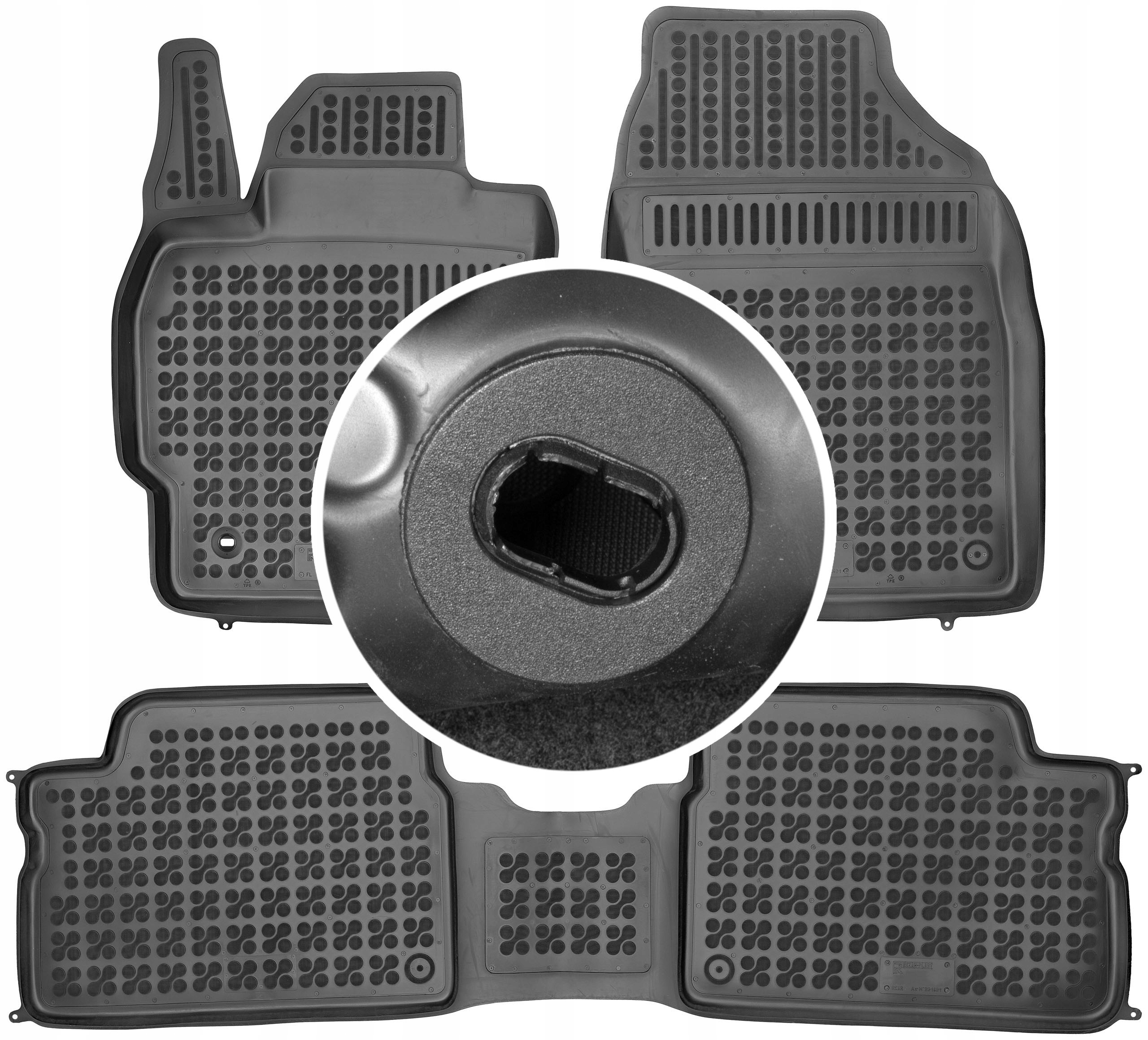 

Toyota Auris I 2006-2013 Wycieraczki gumowe