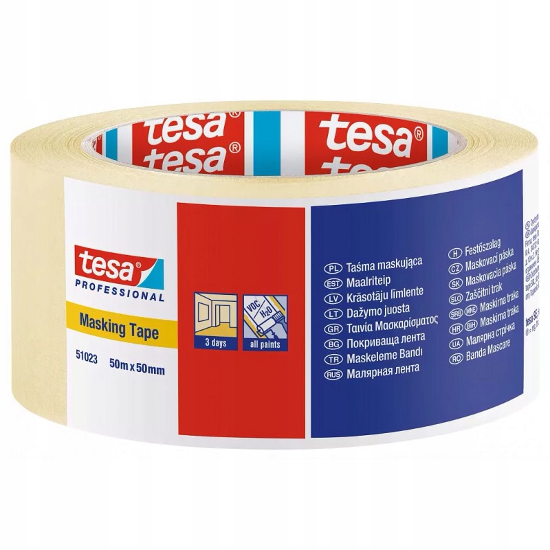 

Tesa Taśma papierowa malarska maskując 50mmx50m