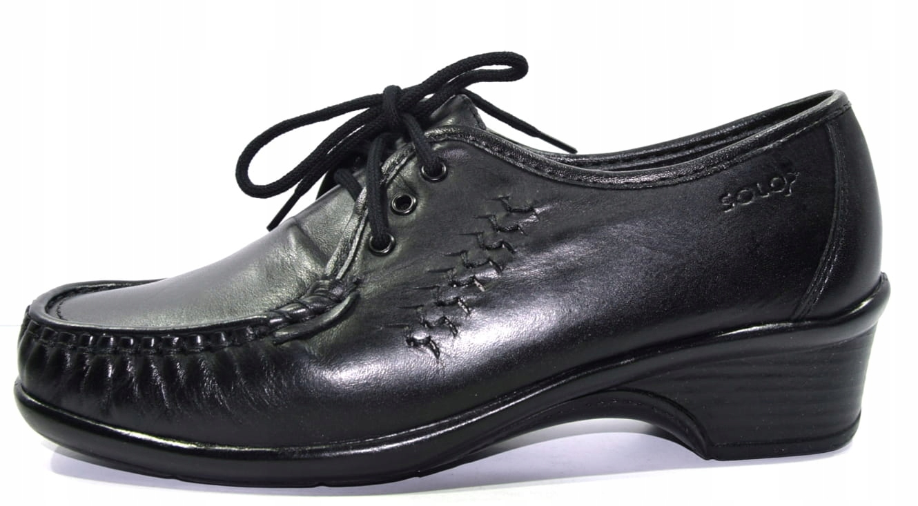 

Półbuty Damskie Wiązane Buty Na Koturnie 0065sz 40