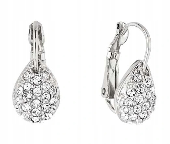 

Srebrne Kolczyki Z Kryształami Swarovski Colibra
