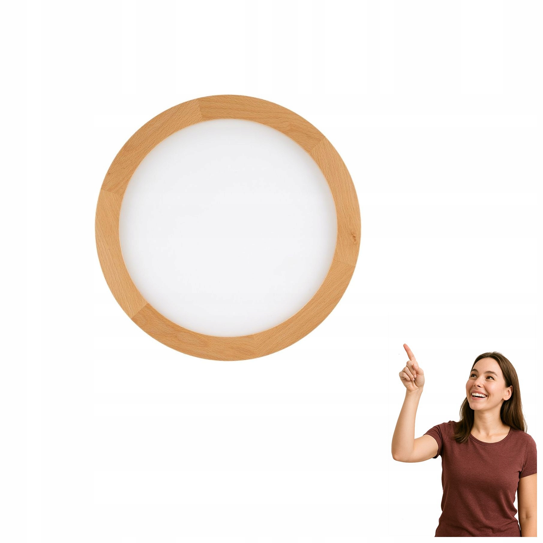 Stropné Stropné Svietidlo kúpeľne Led 24W Aqua Wood Buk 325 18004 Tk Lighting