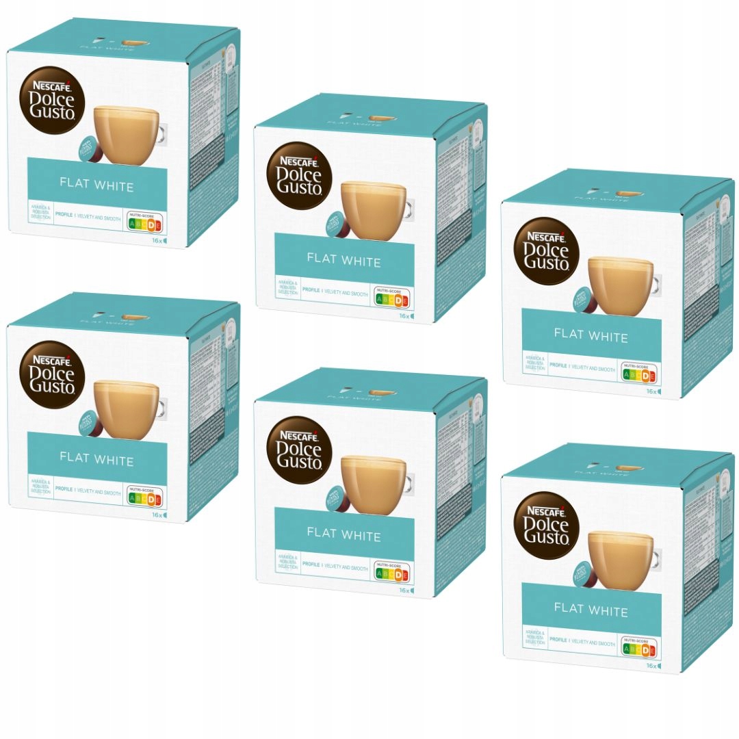 Kapsułki do Dolce Gusto Nescafe Dolce Gusto Flat White 96 sztuk 6x16