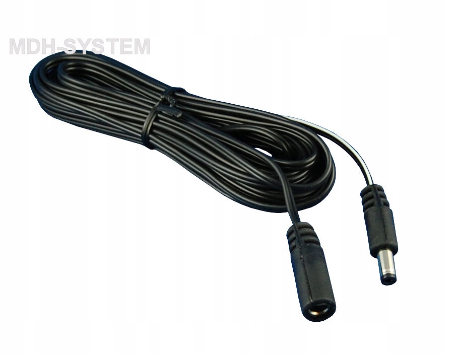 PRZEDŁUŻACZ PRZEWÓD ZASILANIA DC CCTV 5m 2.1 x 5.5
