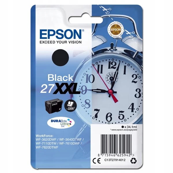 

Tusz Epson 27XXL T2791 czarny