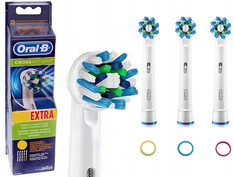

Oral-b Braun Końcówka Cross Action EB50 3 sztuki