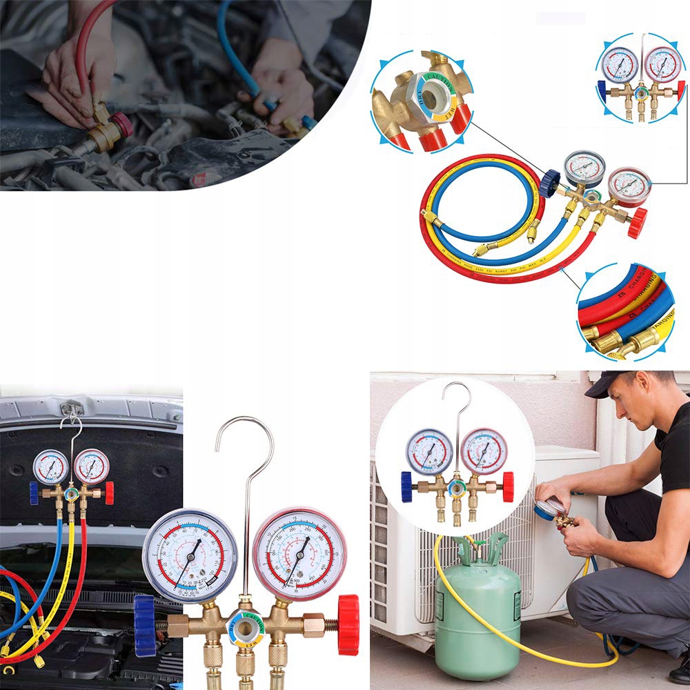 TESTER SZCZELNOŚCI NAPEŁNIANIE KLIMATYZACJI ZEGARY Marka inna