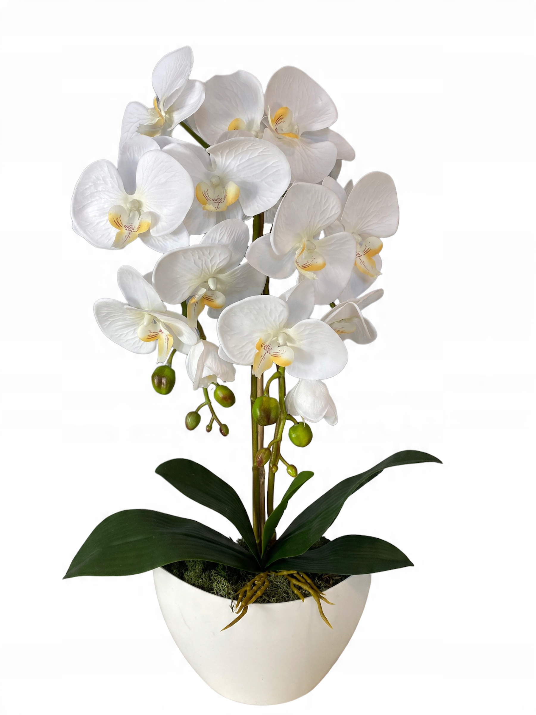 

Storczyk Sztuczny W Doniczce Orchidea Biały 60CM