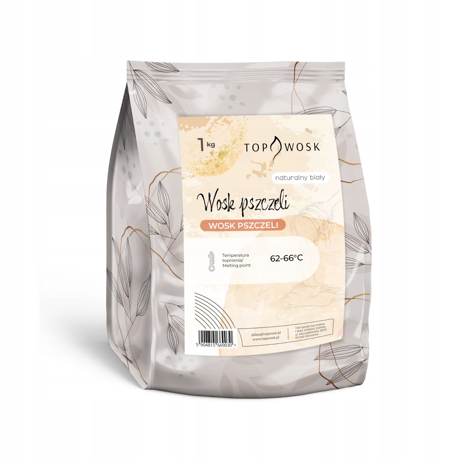 Vosk přírodní bílý 1 kg