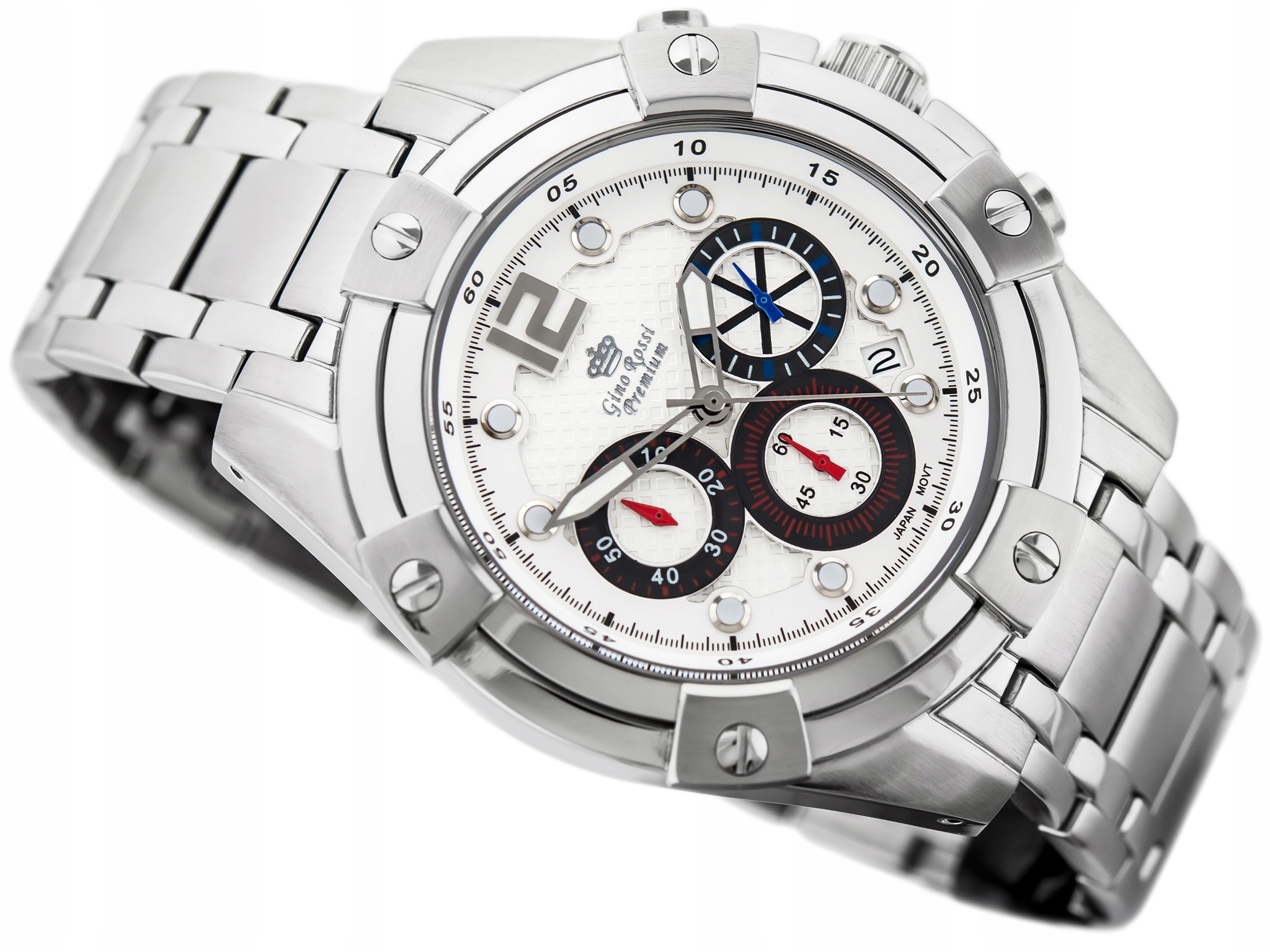 Męski Zegarek G. Rossi S9724 7SS Stoper Premium