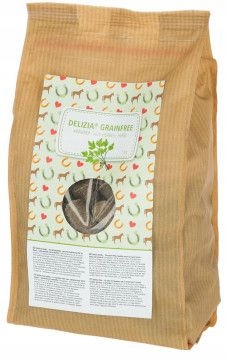 Smaczki Delizia smakołyki dla koni Classic opakowani 1kg bezzbożowe Ziołowe