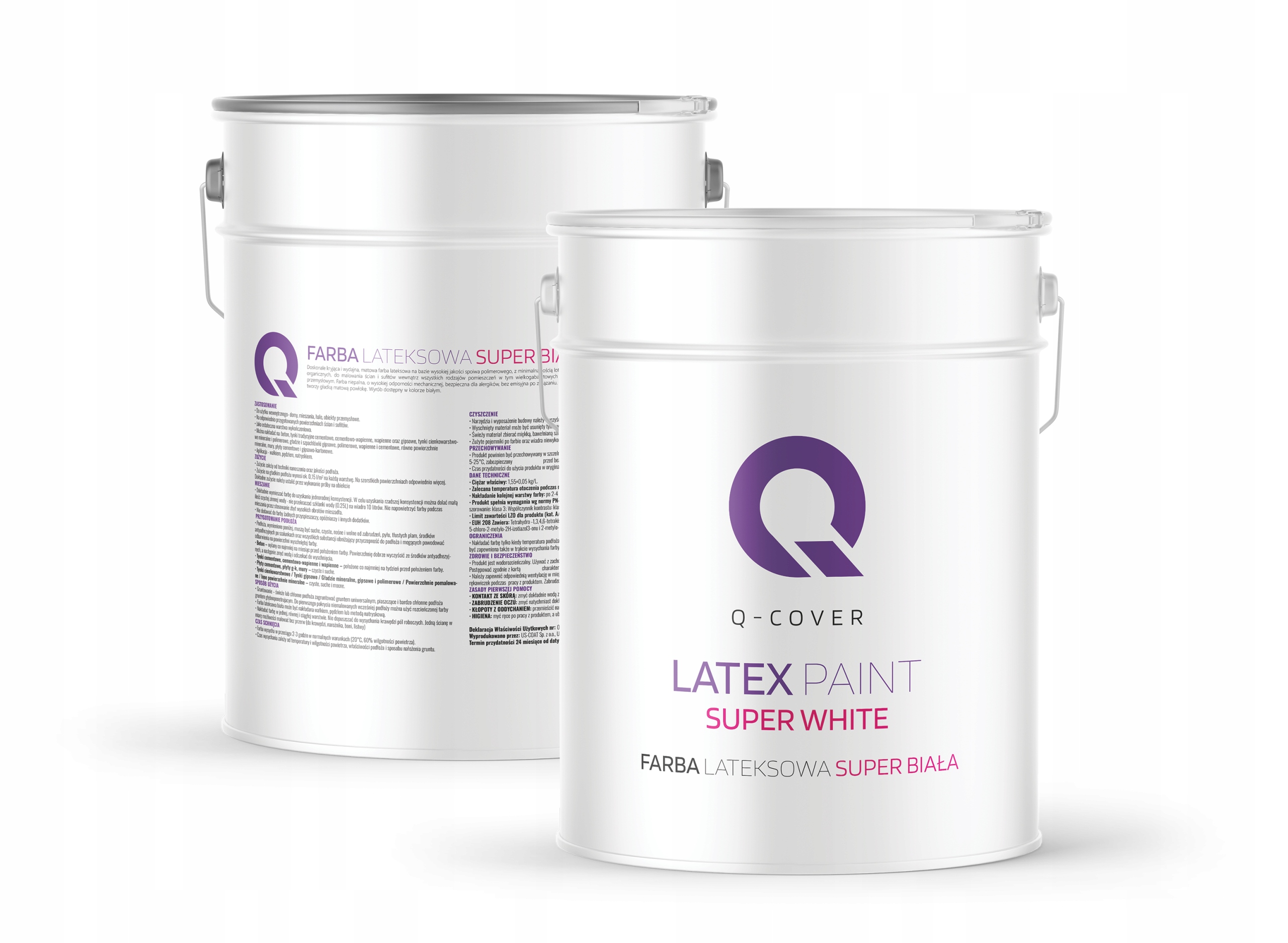 Latexová Farba Na Steny Biela Biela 2x 10L Hlboká Podložka Na Stenu