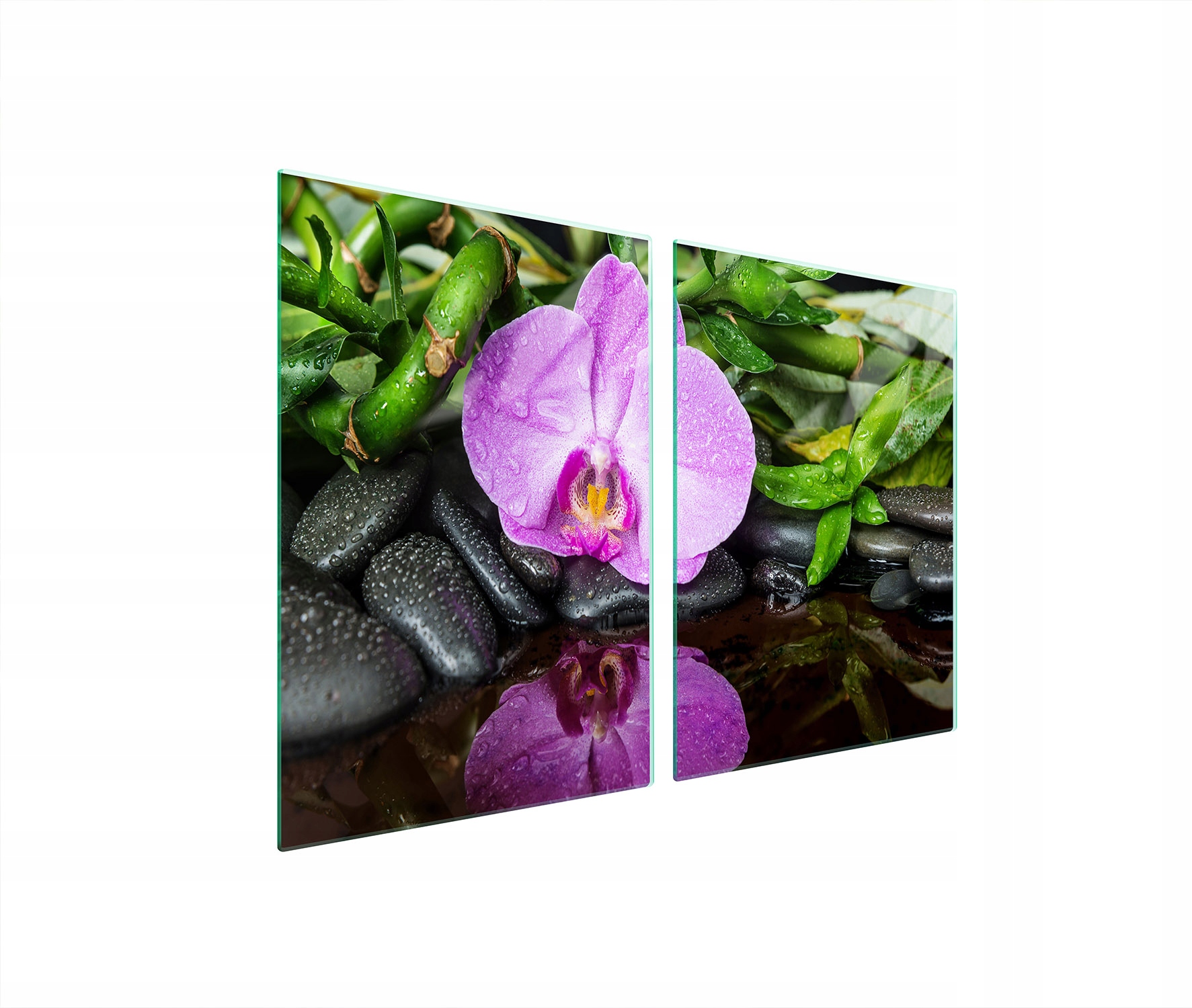 Ochranná Skleněná Deska Do Kuchyně 2x45x52 Orchidej Tvrzené Sklo