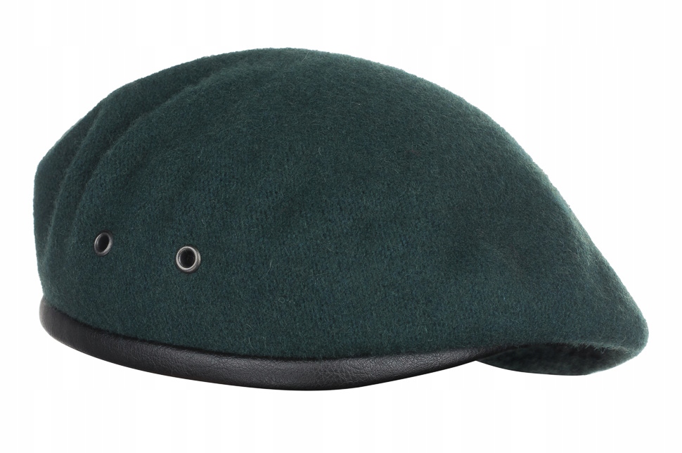 Wojskowy BERET Tłoczony SIŁ SPECJALNYCH z ORŁEM Zielony 58 Wzór dominujący bez wzoru