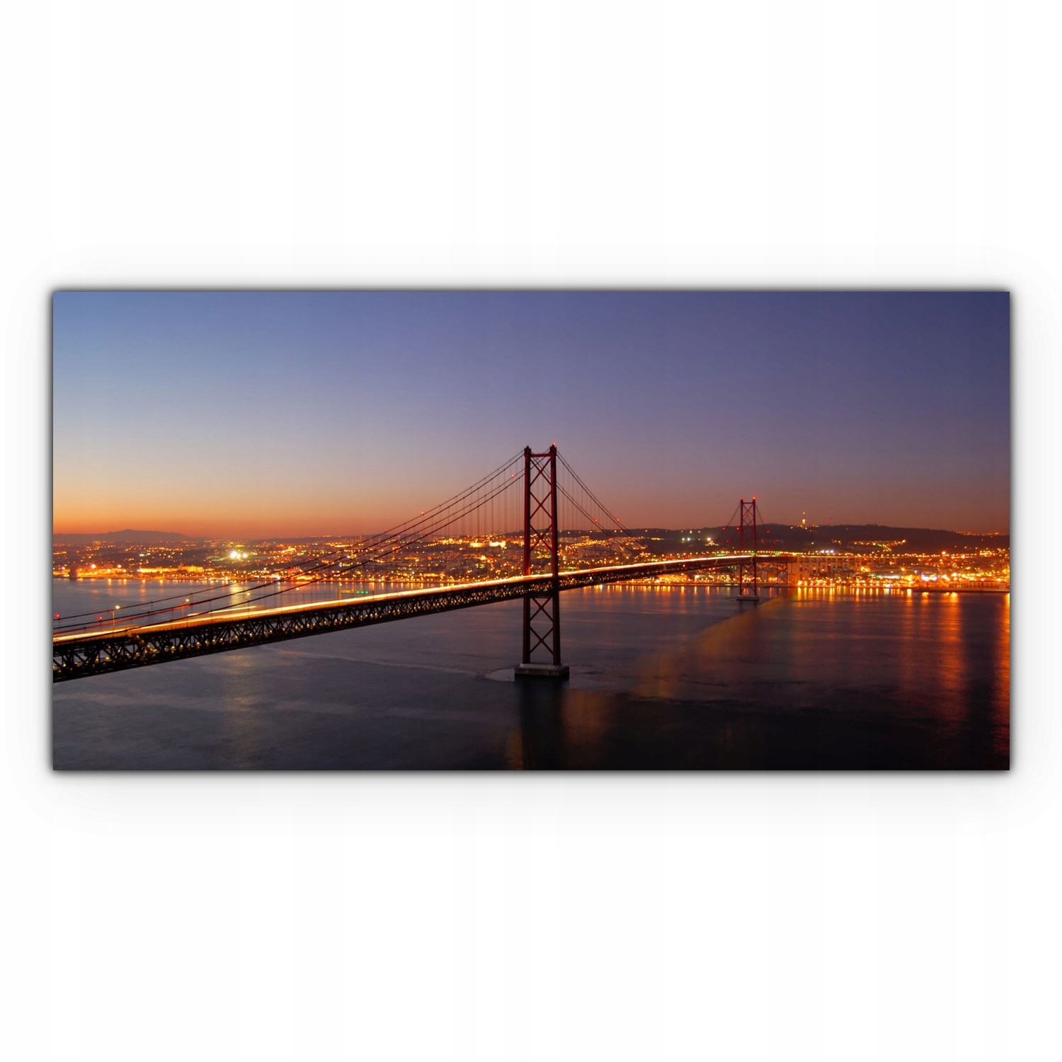 

Obraz na płótnie z foto 120x60 Most Zachód Słońca