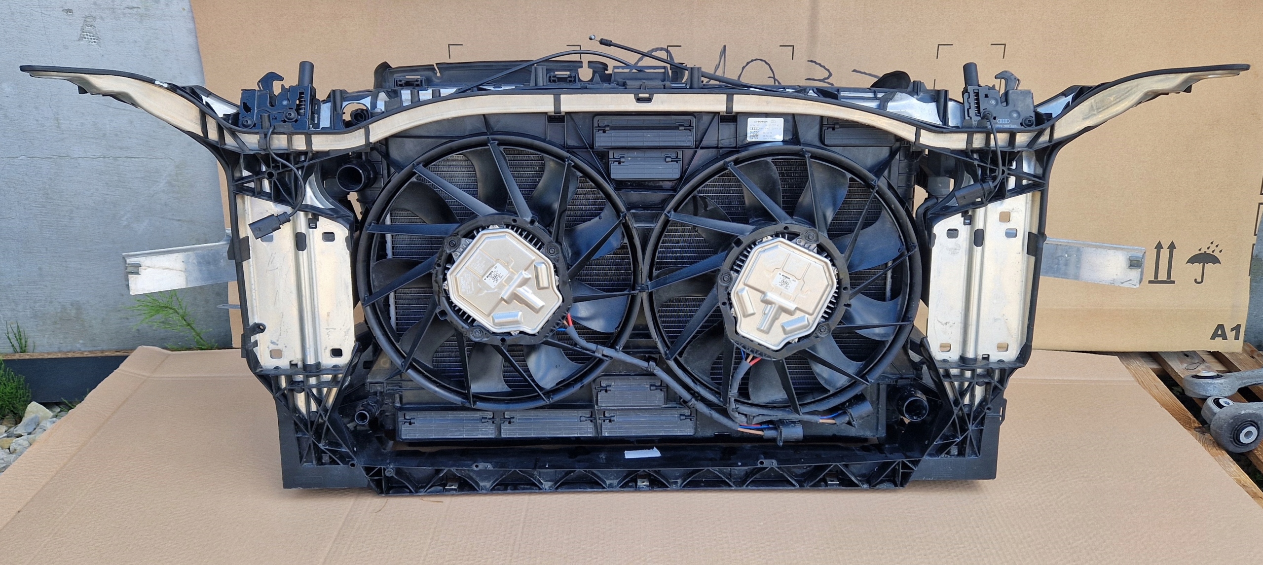 ПЕРЕДНЯ ПАНЕЛЬ ПЕРЕДНІЙ РАДІАТОРИ AUDI A6 C8 3.0 TDI ЯК НОВИЙ ОРИГІНАЛ КОМПЛЕКТ