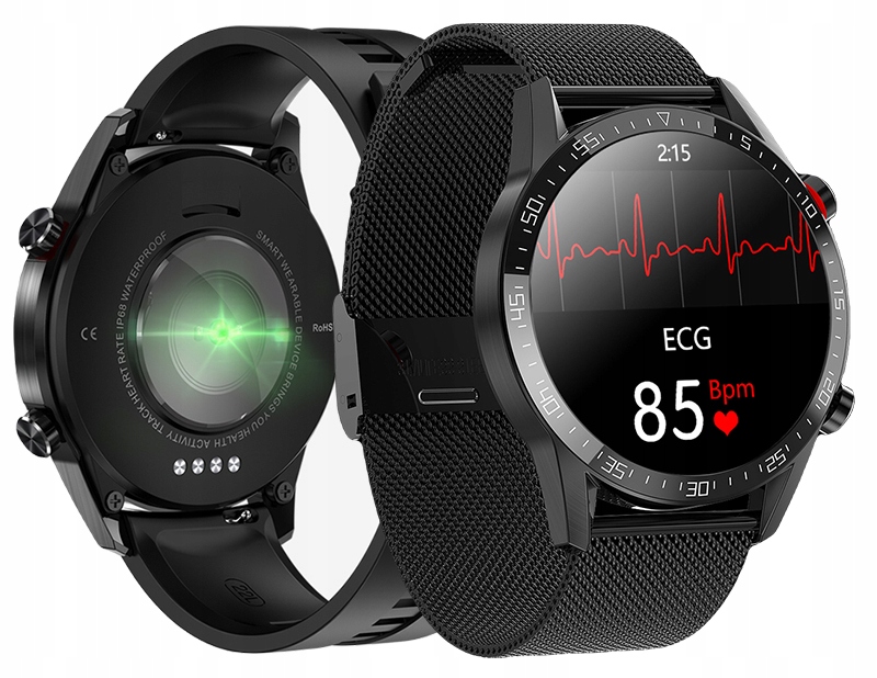 Zegarek Smartwatch Ekg Cieśnienie Puls Rozmowy Menu Pl