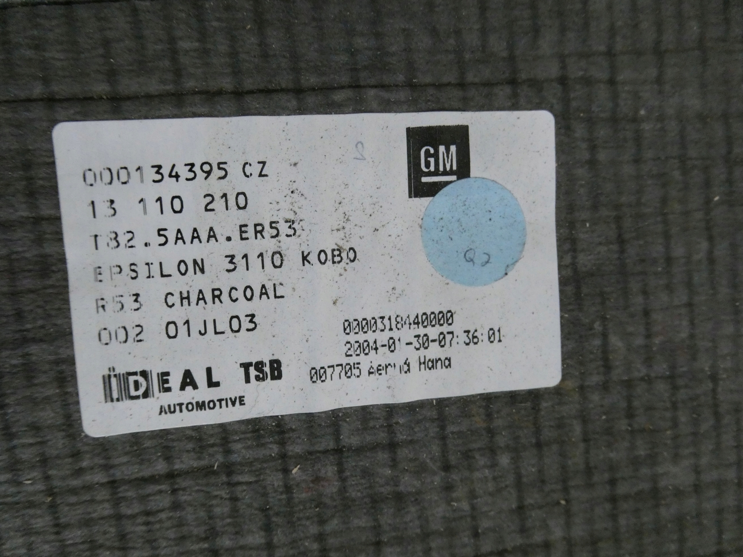 mats floor boot OPEL VECTRA C KOMBI