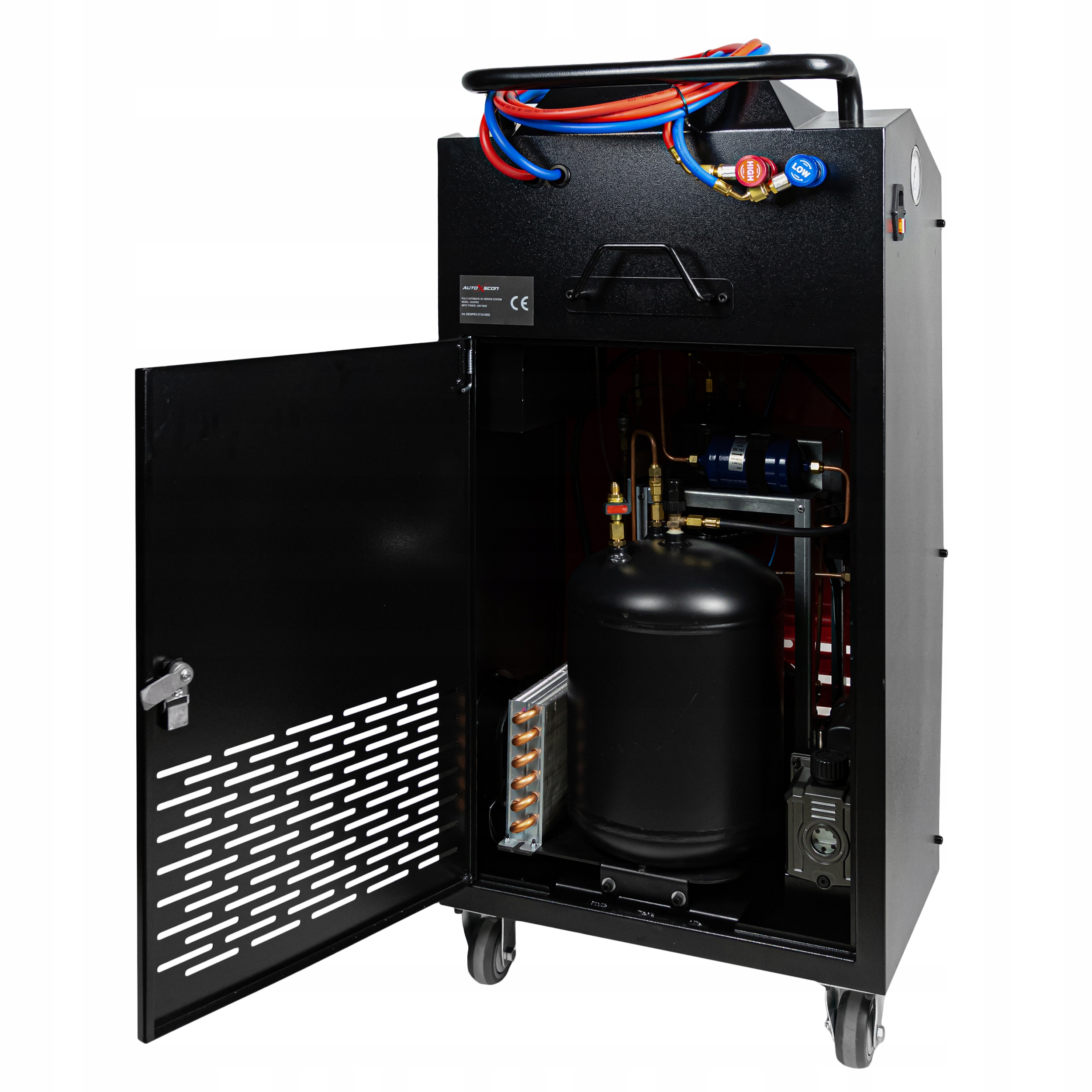 STACJA SERWIS KLIMATYZACJI AUTOXSCAN R134A X930 ZAWORKI ORINGI Wydajność pompy próżniowej 120 l/min