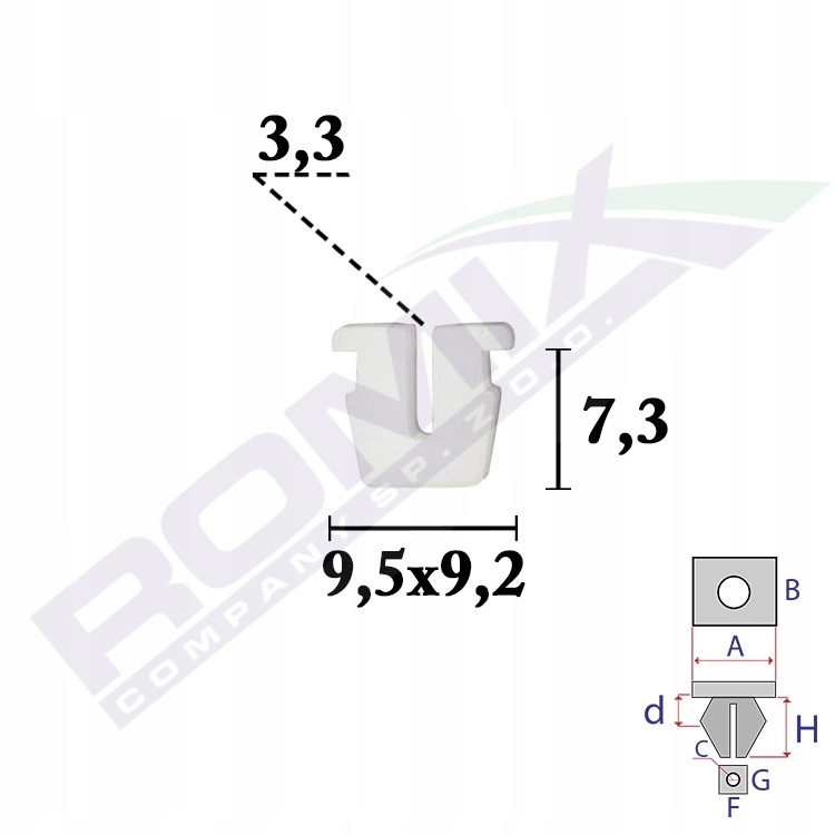 

Kostka montażowa osprzętu Audi Vw Seat Skoda 10szt