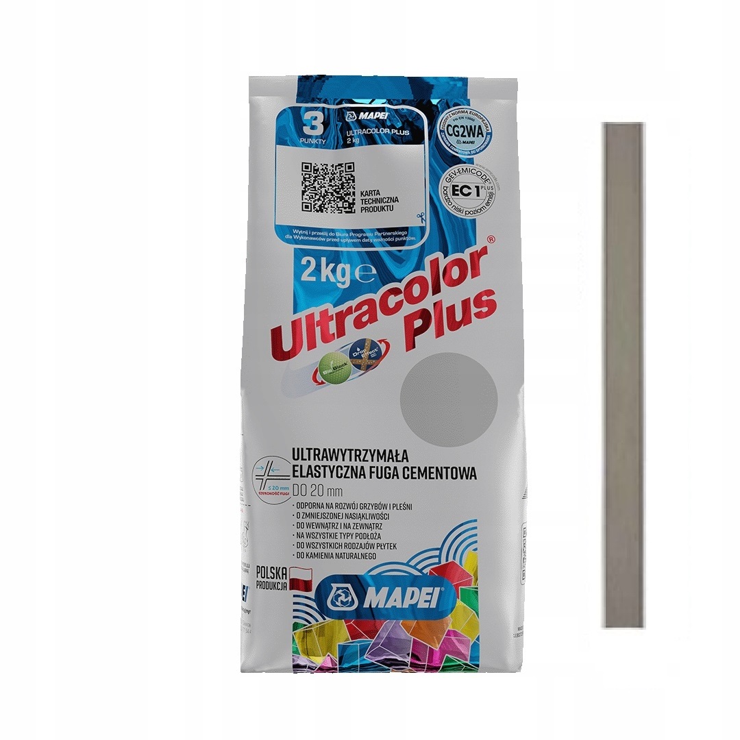 

Targa Mapei Fuga Ultracolor Plus 113 Szara 2KG