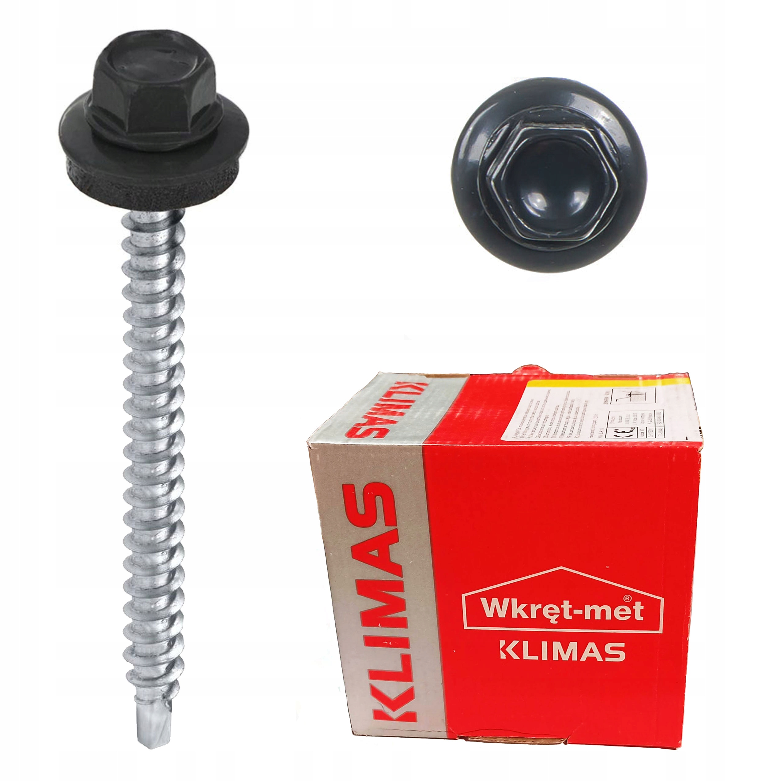 

Wkręty Farmerskie 4,8x70mm Ral 7016 Farmery 200szt