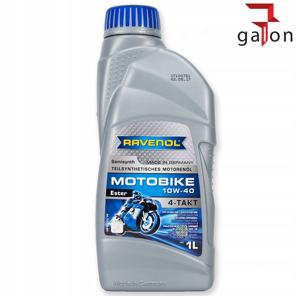 

Ravenol Motobike 4T Ester 10W40 1L olej motocyklow
