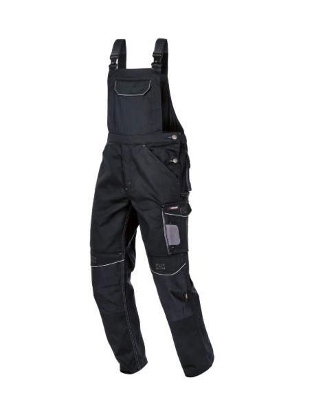 Spodnie ogrodniczki robocze Parkside męskie czarne 56