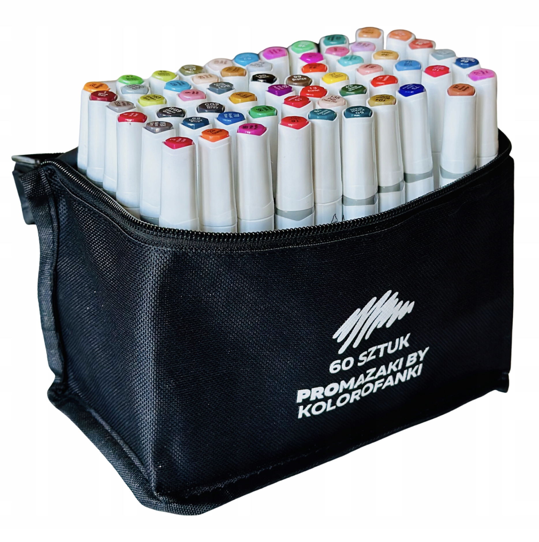 

Promazaki by Kolorofanki. Flamastry zestaw 60 szt.