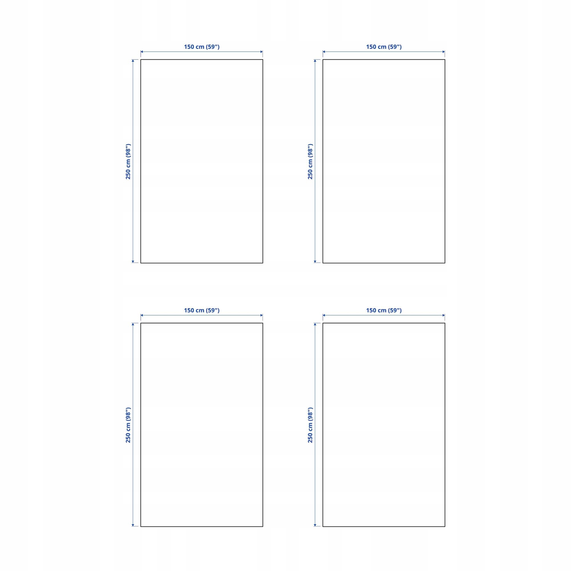 4 ks Přehoz Indira Bavlna Nebělená 150x250 cm Útulný