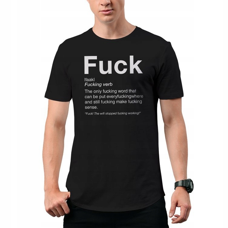 

Koszulka T-Shirt Fuck Definition Dictionary L