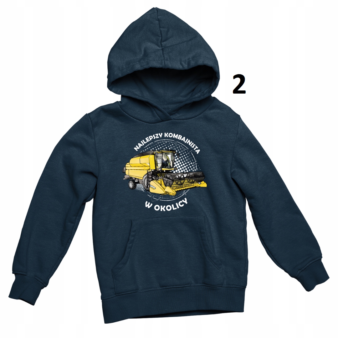 BLUZA CIEPŁA Z KAPTUREM DLA DZIECKA KOMBAJN NAPISY Typ bluza