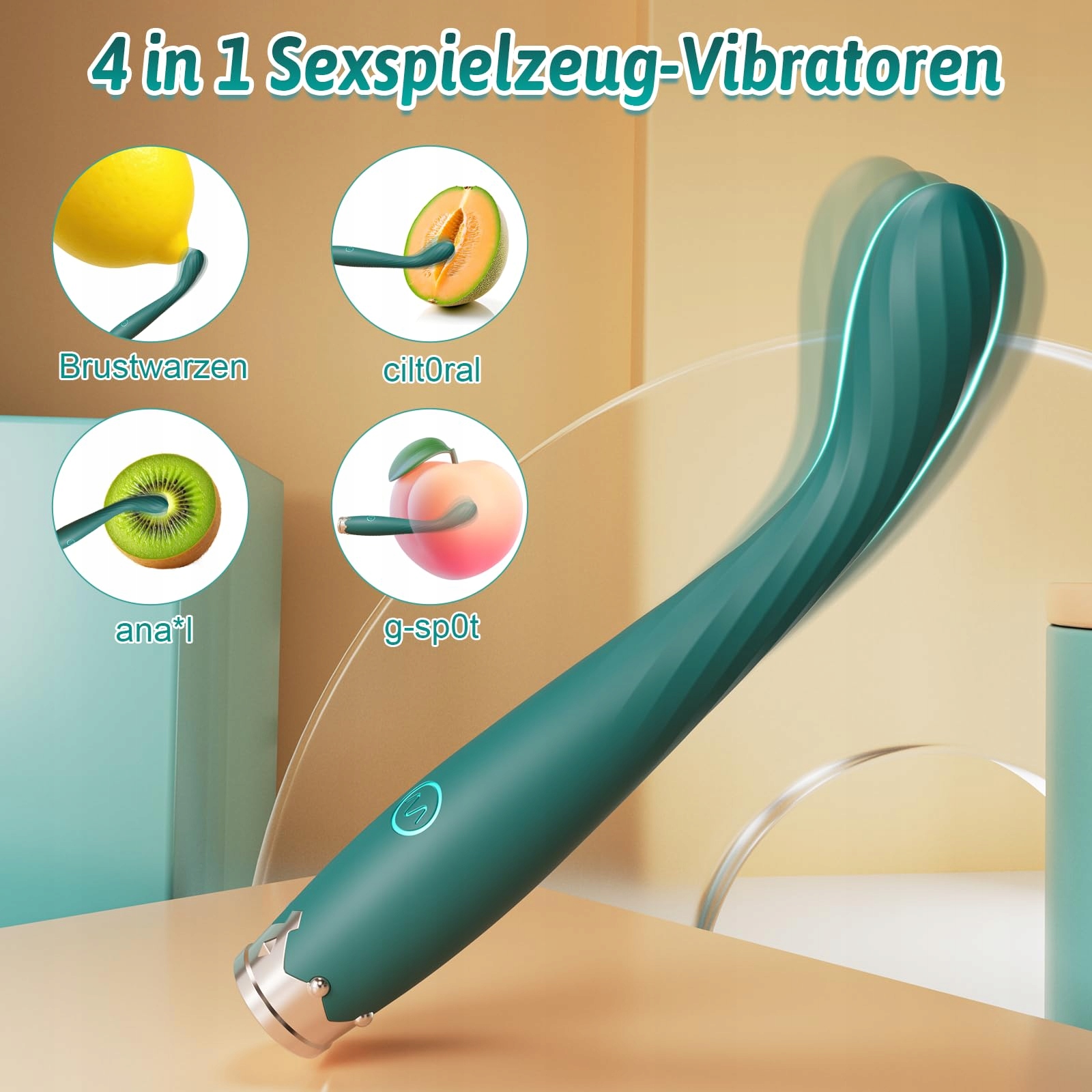 DILDO VIBRATOR G Punkt Wibrator Dla Kobiet Klitoris Stymulator 10 Trybów — miniatura 6