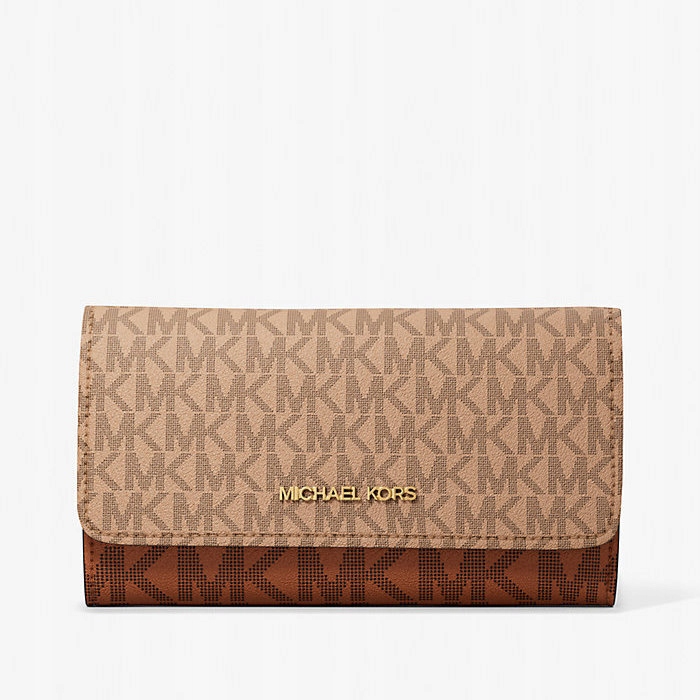 Peněženka Michael Kors hnědá, módní, velká, logová (nová)