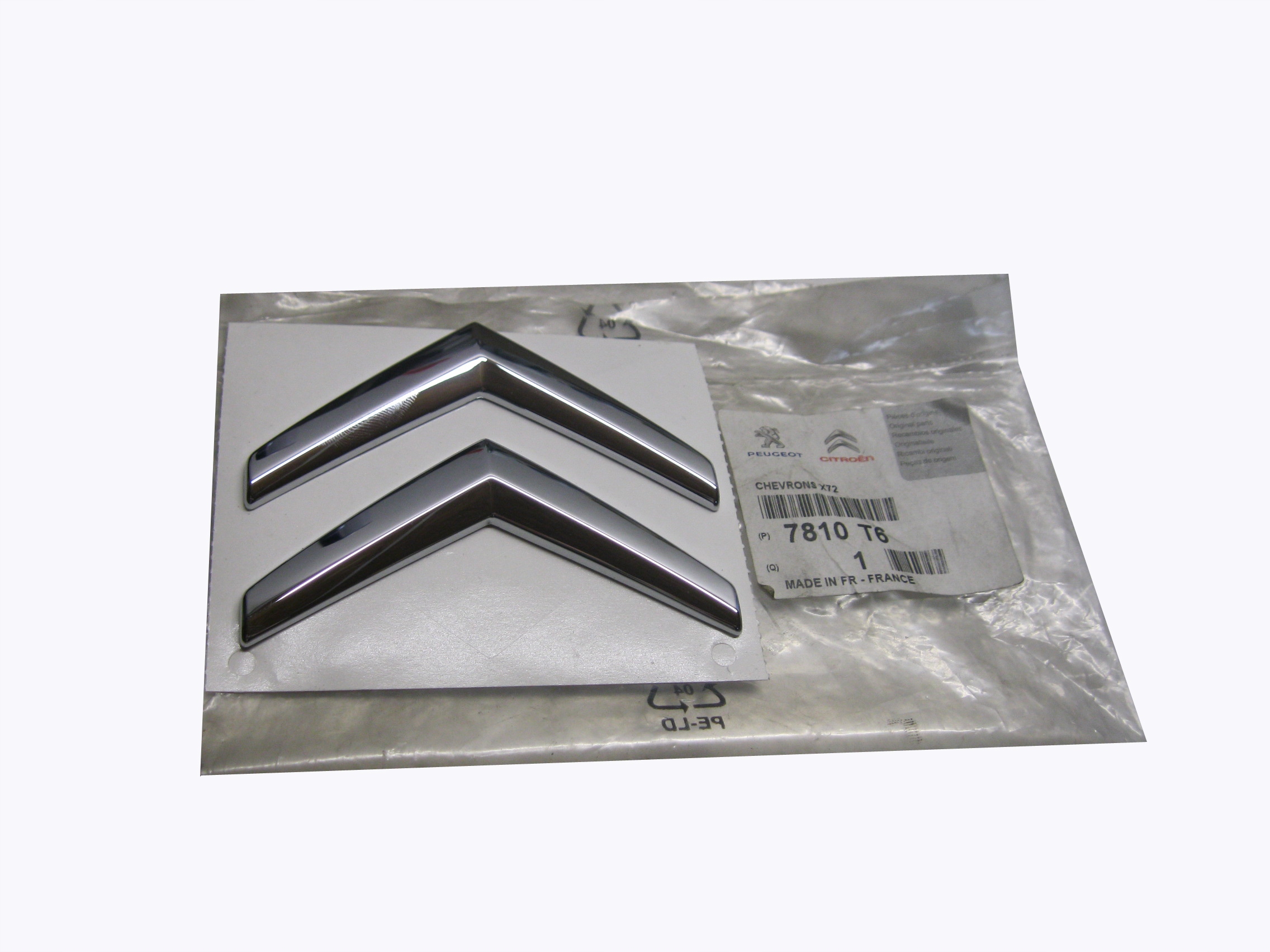 7810T6 - Эмблема значок закрылки задний CITROEN C5 08-11 ASO