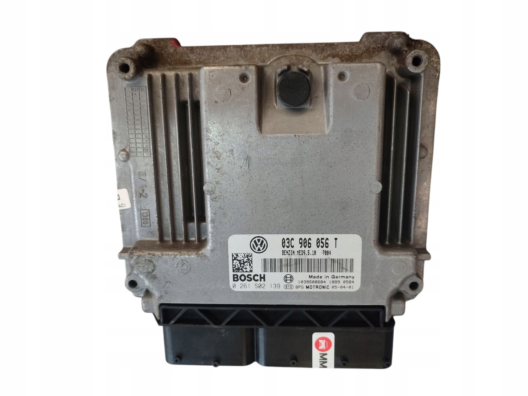 computer control unit of the engine VW PASSAT B6 1.6 FSI 03C906056T 0261S02139